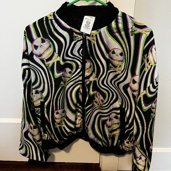 Disney | Jackets & Coats | Womens Zip Up Nightmare Before Disney | Jackets & Coats | Womens Zip Up Nightmare Before